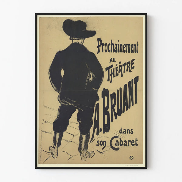 Vintage poster Coming soon at A. Bruant Theater
