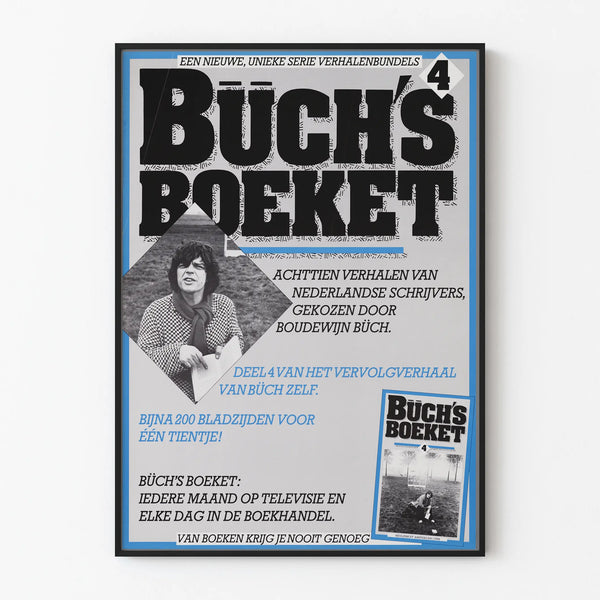 Vintage poster Buch's Boeket - Dutch Literary Collection