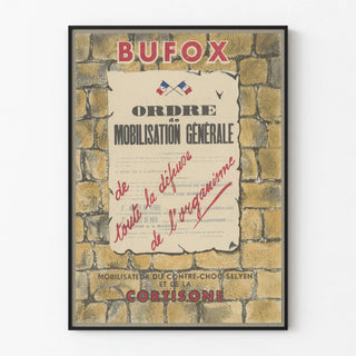 Vintage poster Bufox General Mobilization