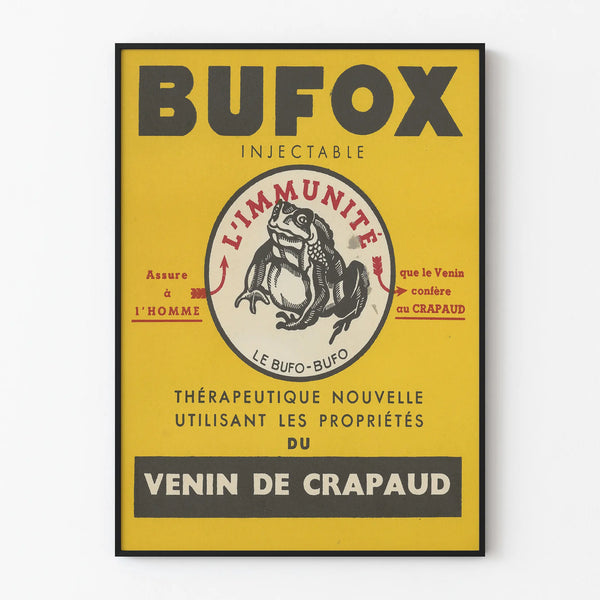 Vintage Poster Bufox Toad Venom - Retro Wall Decoration