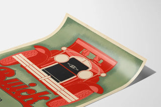 Vintage Buick Poster 1904-1929 - 25 Years of Automotive Progress