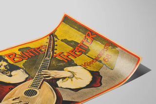 Vintage poster Buntes Theater Köpenickerstrase 68 — artwork view