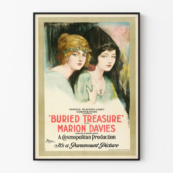 Vintage Poster Buried Treasure with Marion Davies