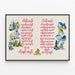 Poster of Civil Liberties of Myanmar - Vintage Art Poster — framed artwork on a wall