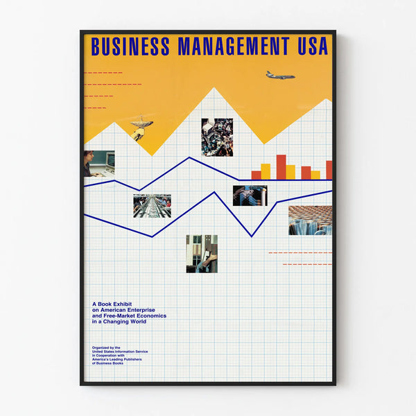 Business Management USA Poster - Economical Graphic Wall Decoration