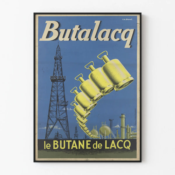 Vintage Poster Butalacq The Butane of Lacq