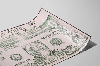 Poster Buy a Dollar for Wounded Knee - Engaged Wall Decoration — artwork view