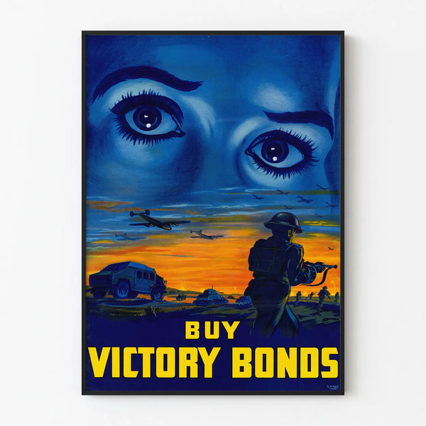 Vintage poster Buy Victory Bonds wall decoration war