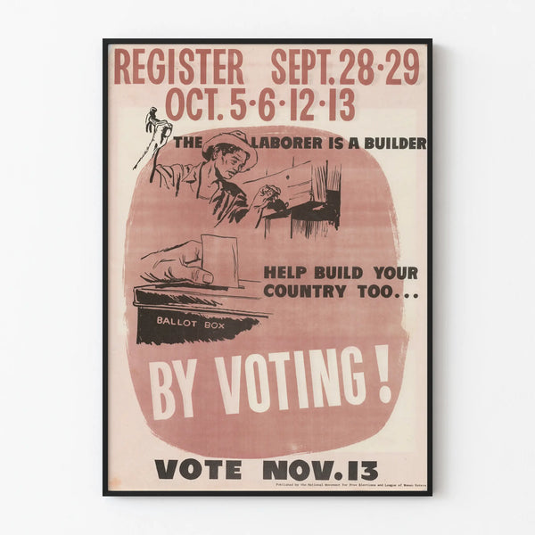 Vintage Engagement and Voting Poster - Wall Decoration Artem Legrand