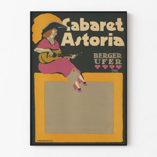 Vintage Poster of Astoria Berger Ufer Cabaret by Erich Lüdke