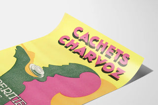 Vintage Poster Cachets Charvoz - Dyspeptics' Aperitif