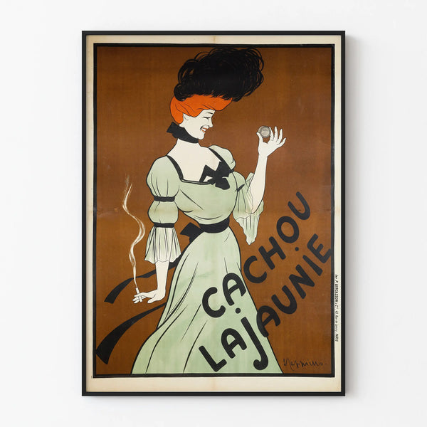 Vintage Poster Cachou Lajaunie Woman in Style