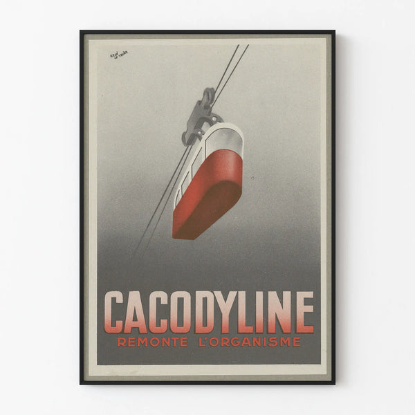 Vintage Cacodyline Poster - Boosts the Body
