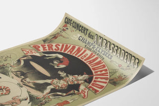 Vintage Poster of Café-Concert des Ambassadeurs – Persivani & Vandevelde