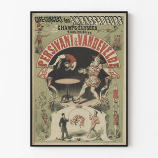 Vintage Poster of Café-Concert des Ambassadeurs – Persivani & Vandevelde