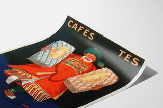 Vintage poster of Cafés et Thés at Los Mandarines