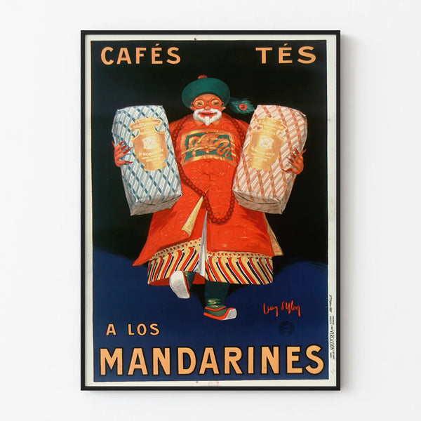 Vintage poster of Cafés et Thés at Los Mandarines