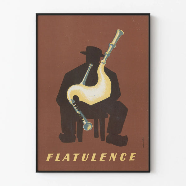 Decorative Poster Jazz and Music Flatulence