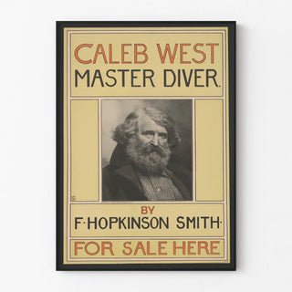 Vintage Caleb West Master Diver Poster by F. Hopkinson Smith