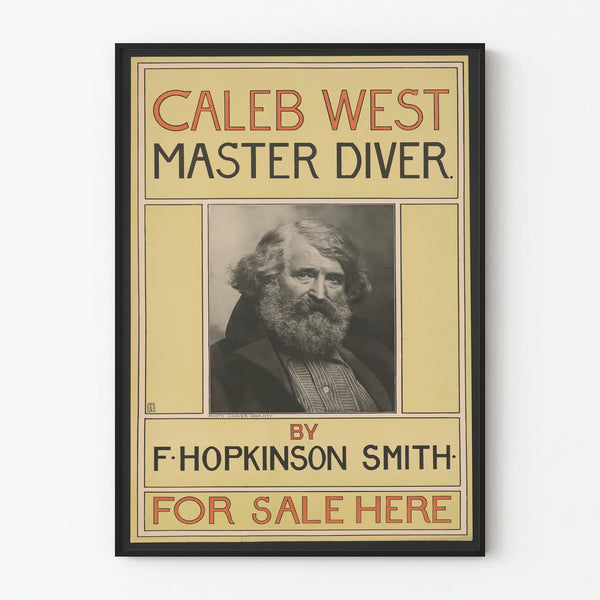 Vintage Caleb West Master Diver Poster by F. Hopkinson Smith