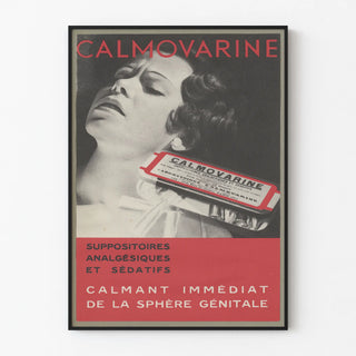 Vintage poster CalmovaRine - Analgesic and sedative suppositories