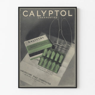 Vintage Calyptol Charpentier Advertising Poster