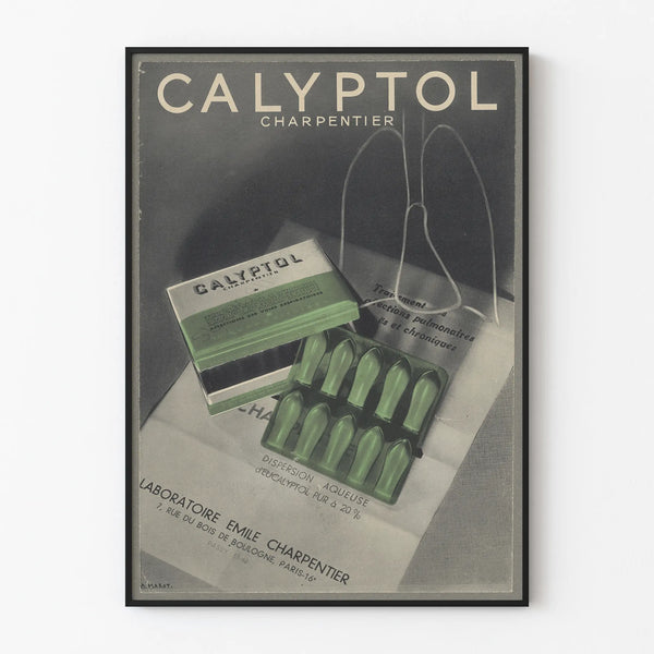 Vintage Calyptol Charpentier Advertising Poster