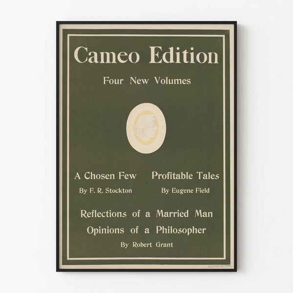 Vintage Cameo Poster – Classic Wall Decoration
