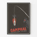 Vintage Camphal Heart Stimulant Advertising Poster