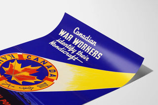 Canadian War Workers Wall Poster