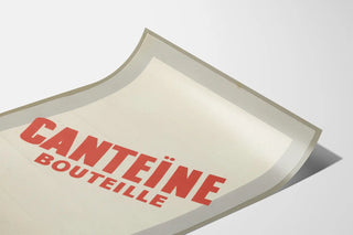 Retro Decorative Poster Canteen Bottle