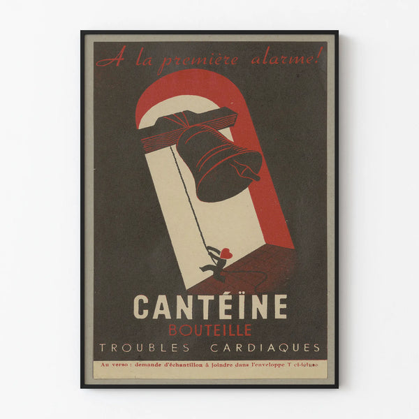 Vintage Poster Canteen Against Heart Troubles