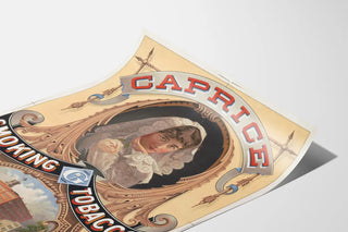 Vintage Poster Caprice Smoking Tobacco Baltimore