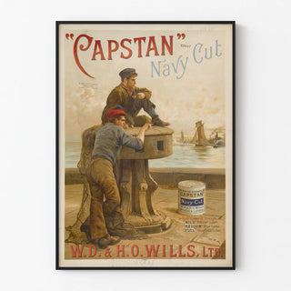 Vintage poster Capstan Navy Cut by W.D. & H.O. Wills