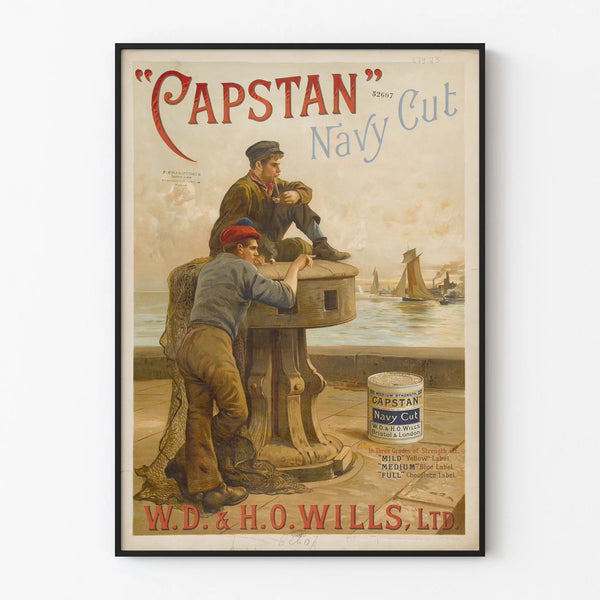 Vintage poster Capstan Navy Cut by W.D. & H.O. Wills