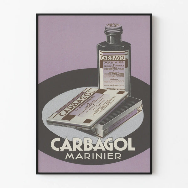 Vintage Carbagol Sailor Poster Retro Wall Decoration