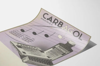 Vintage Carbagol Marine Advertising Poster