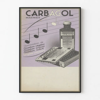 Vintage Carbagol Marine Advertising Poster