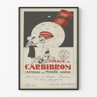 Vintage Advertising Poster Carbibrom Digestif Vintage