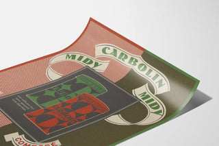 Vintage Carbolin Midy advertising poster