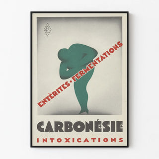 Vintage Poster Carbónésie - Health Prevention and Poisoning