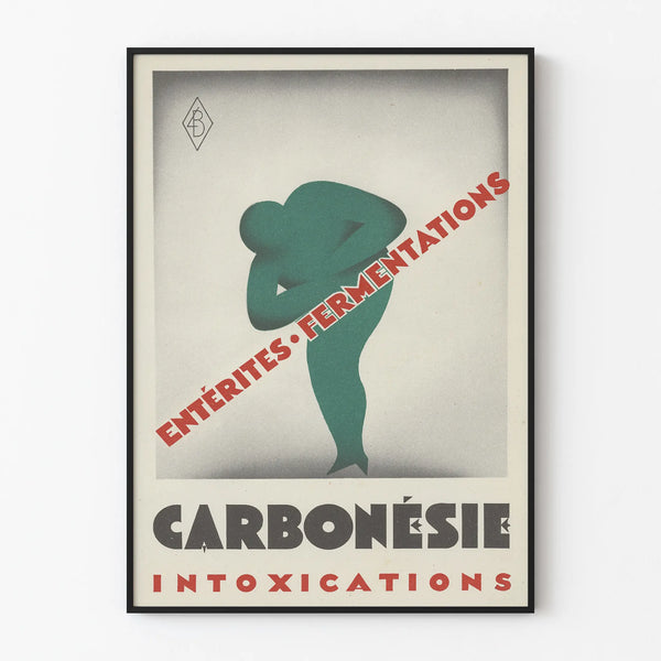 Vintage Poster Carbónésie - Health Prevention and Poisoning