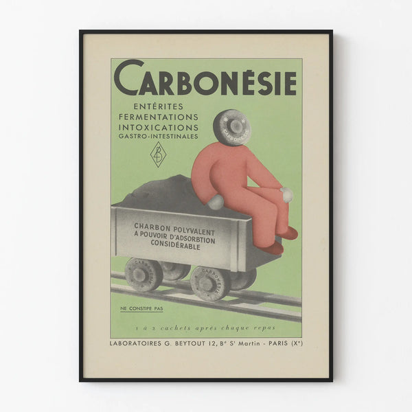 Vintage Poster Carbonésie – Intestinal Health Advertisement