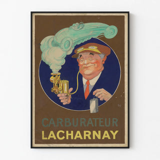 Vintage Carburateur Lacharnay Poster