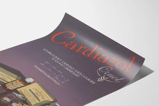 Vintage Poster Cardiazol Cardiovascular Stimulant