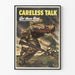 Vintage Military Poster Careless Talk Got There First