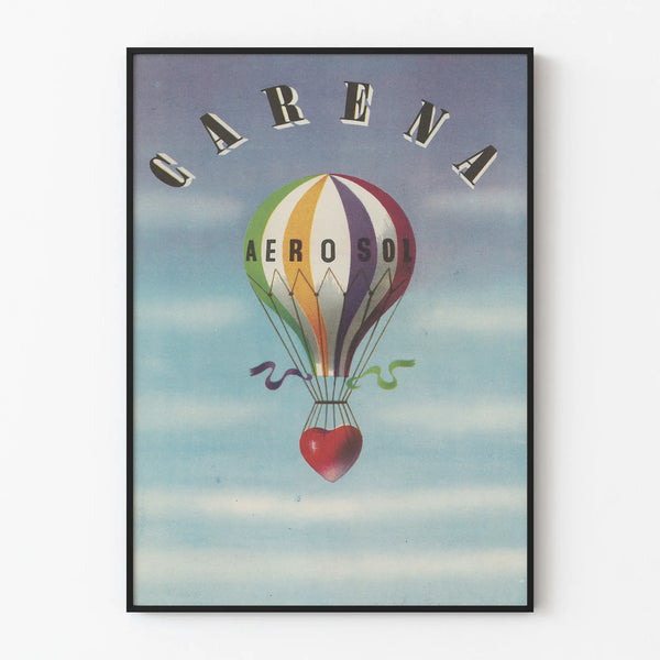 Colorful Heart Balloon Wall Decoration Poster Carena Aerosol
