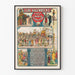Vintage poster for the Carl Hagenbeck exhibition: Indian Hindu colony