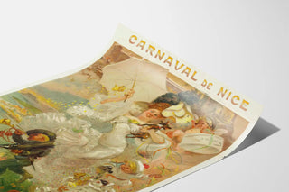 Vintage Poster of the Nice Côte d'Azur Carnival