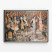 Vintage Poster of Casino de Paris, 16 Rue de Clichy — framed artwork on a wall